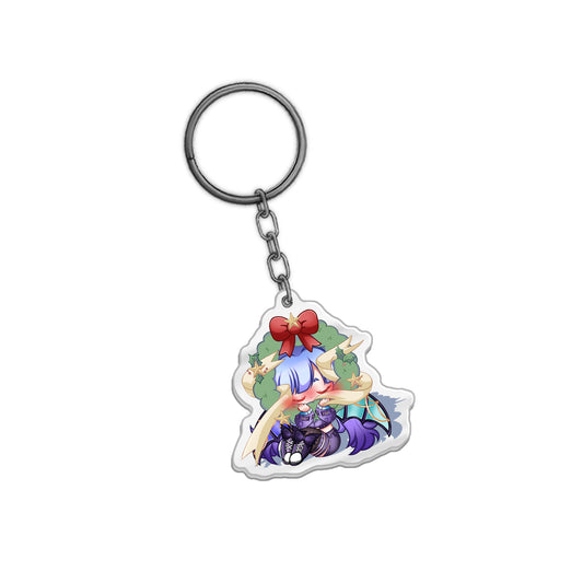CreonCrayon "Holiday Wreath" Keychain