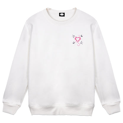 KamiiMaou "Panels" White Crewneck