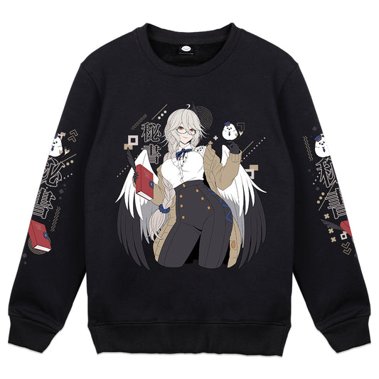 KiraHishotori Bird Secretary Crewneck