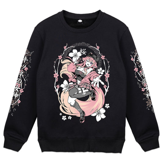 lilsunnii Cherry Chords Crewneck