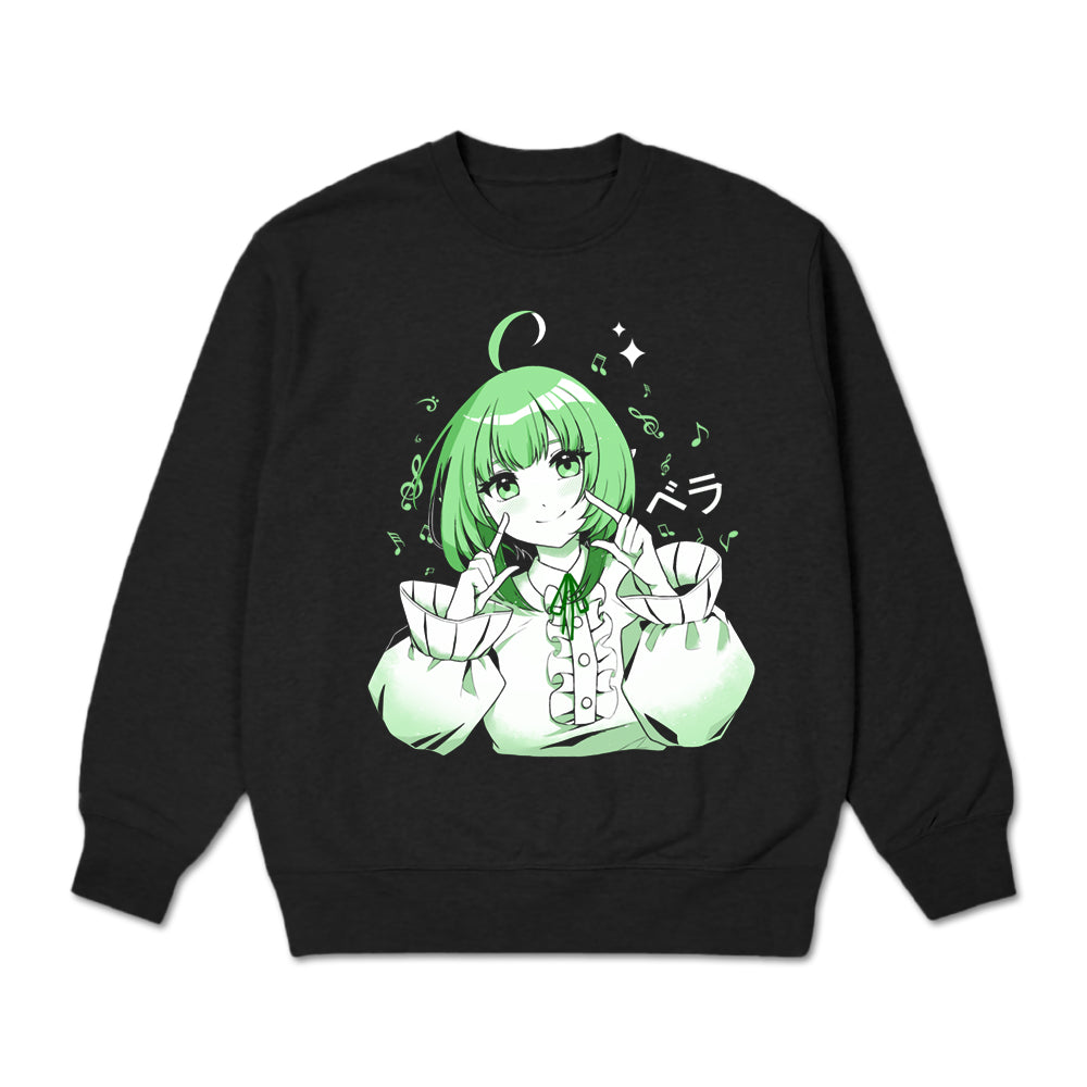 Thinkerbella Monochrome Melody Crewneck (Black)