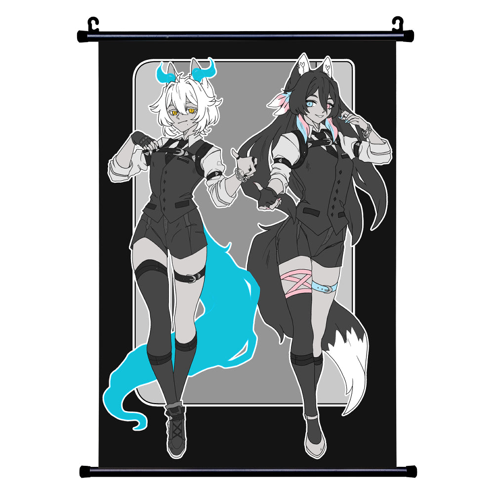 EunJeeVT "Gumiho Girl Bosses" Wall Scroll