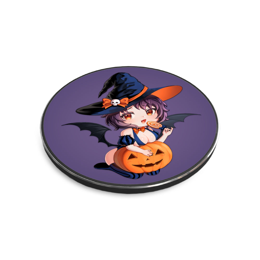 FrostedFricks Succubus Witch Chibi Wireless Charger