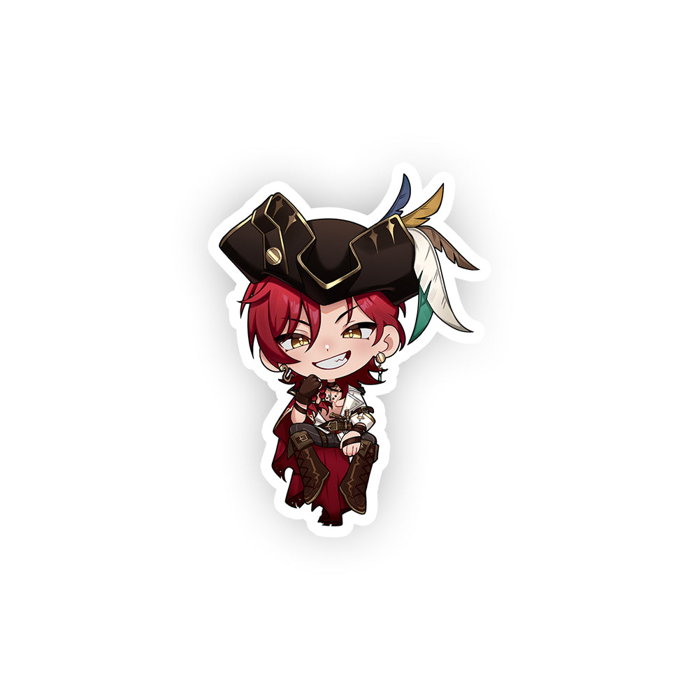 Gun D. Drake "Chibi Gundy" Sticker