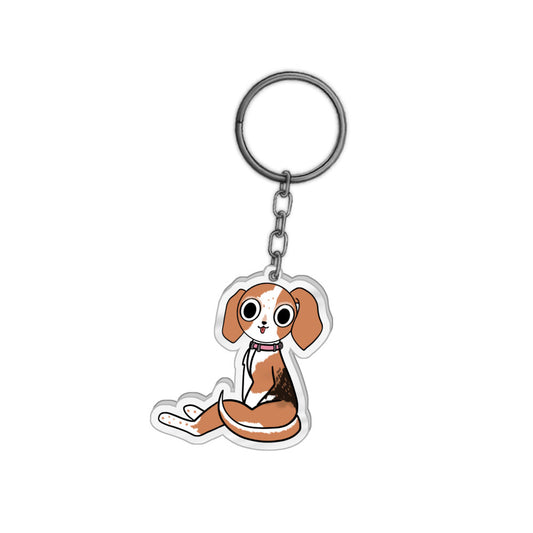 HeySolvae Silly Sit Addie Keychain