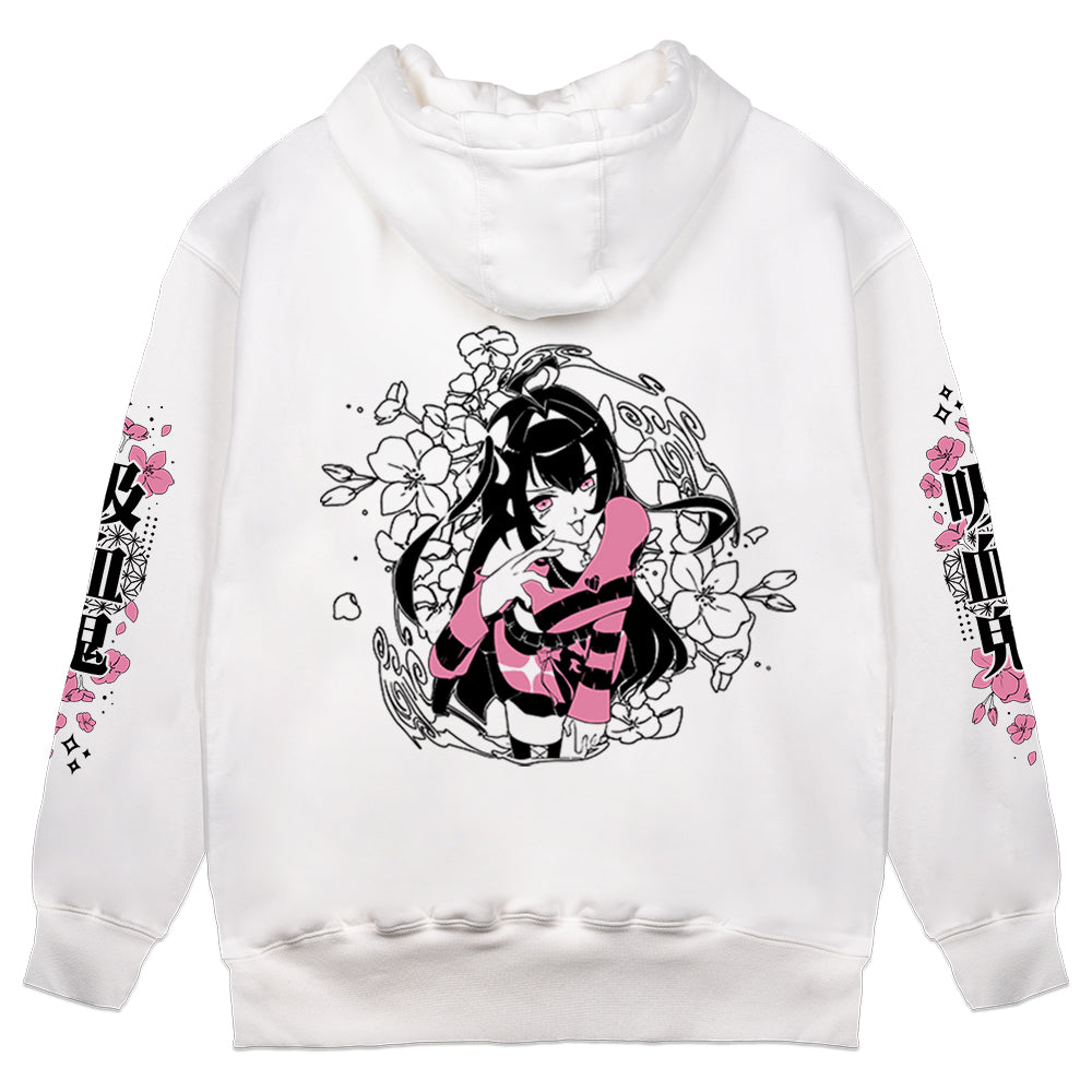 Cuptire "Sakura Bomb" Hoodie - White