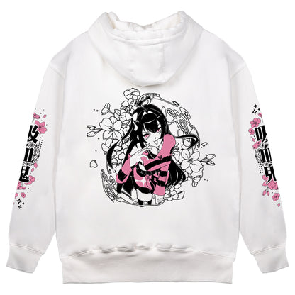 Cuptire "Sakura Bomb" Hoodie - White