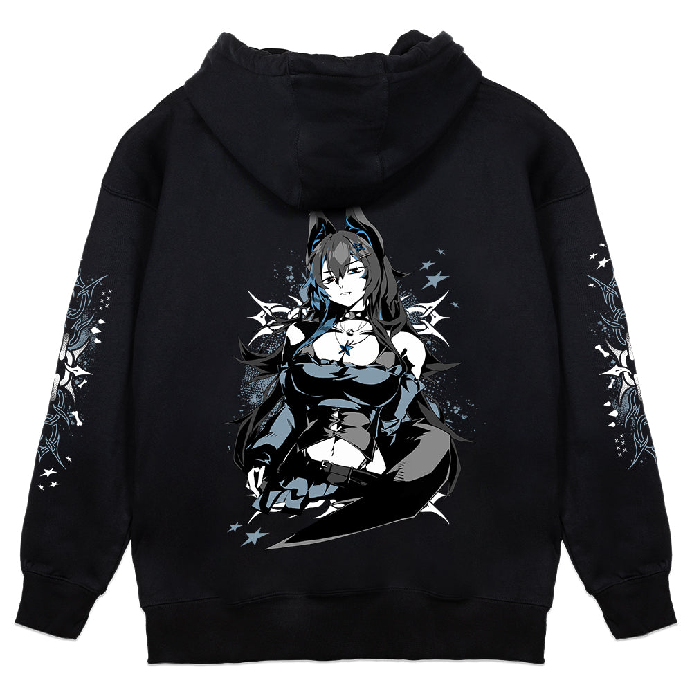 aCitrusFruit Devilish Wolf Hoodie
