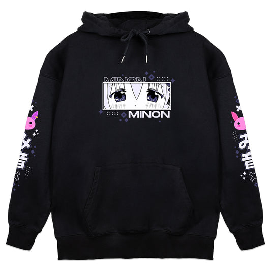 み音 "Minon CH" Idol Hoodie - Black