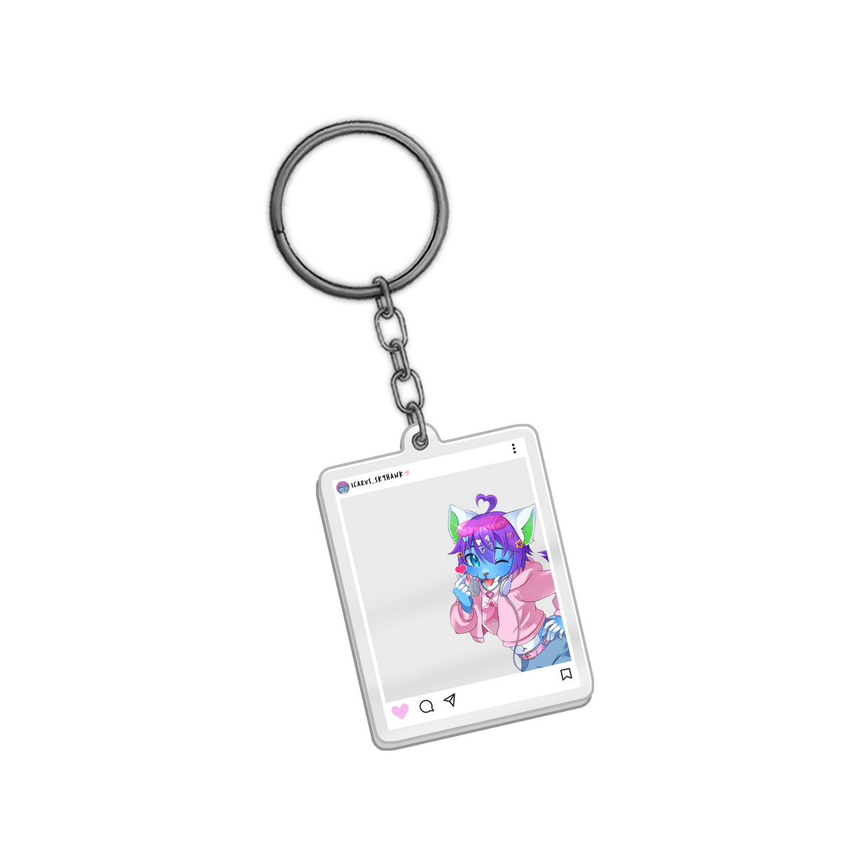 IcarusSkyhawk Polaroid Acrylic Keychain