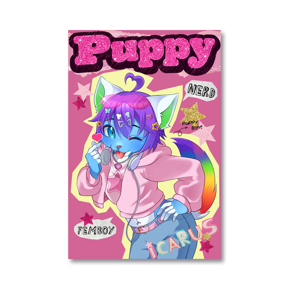 IcarusSkyhawk Puppy Poster