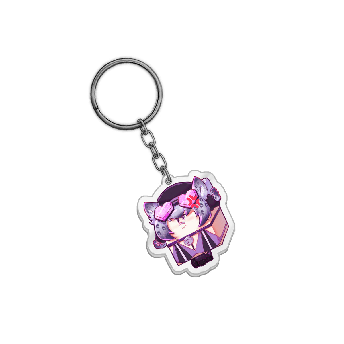 InstantKitty "Kitty Cubed" Keychain