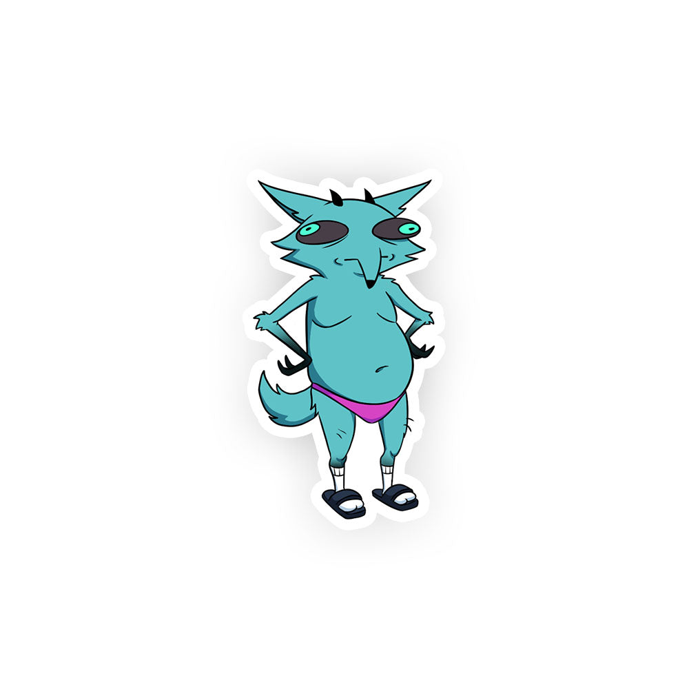 IsamaraArt Blue Guy Sticker