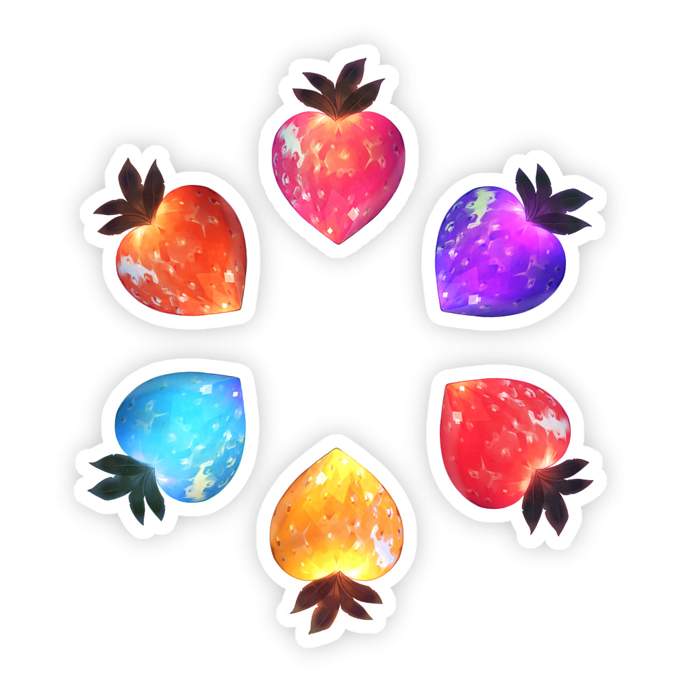 JasmineLilith "Strawberry" Sticker Pack