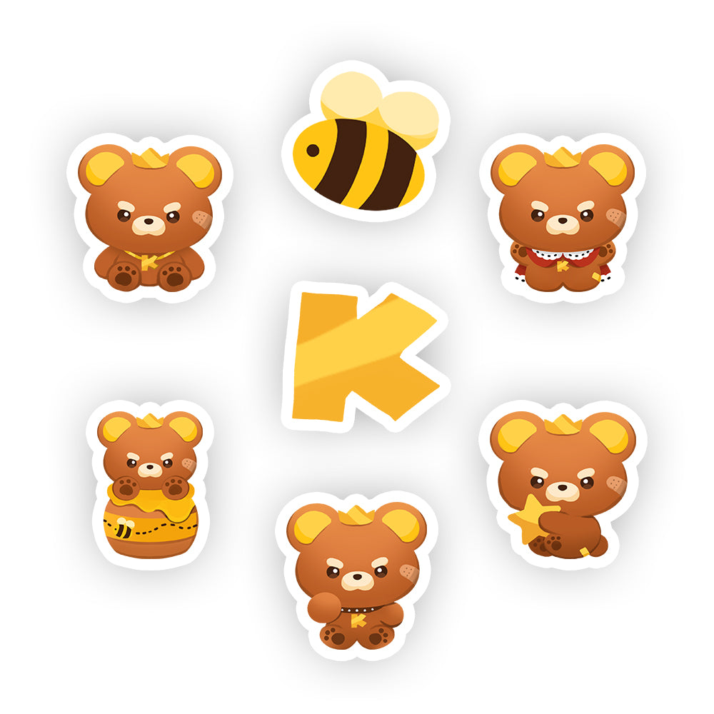 Kiona Mr. Kub Sticker Pack