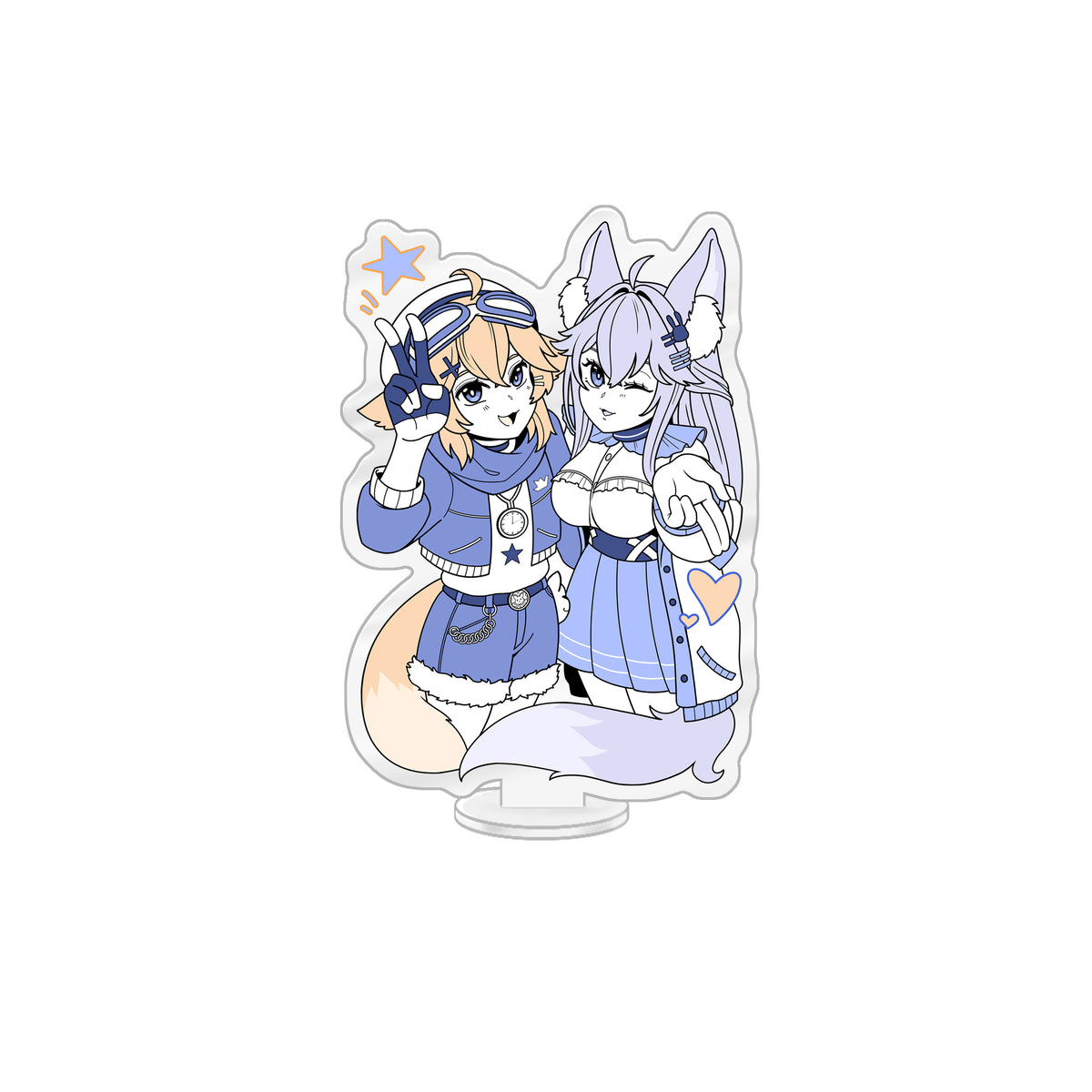 KitsuneThunder "Haru & Hina" Standee
