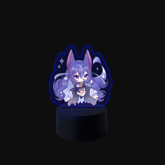 Vampy Chibi Kitsune LED Desk Lamp