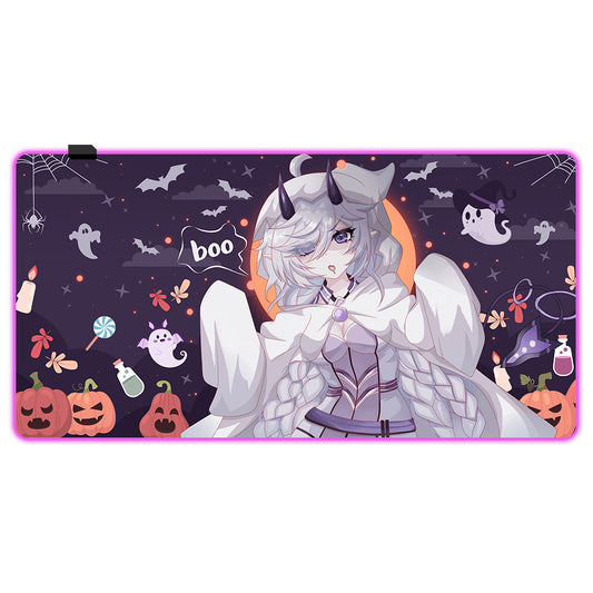 Powdur Scary Ghost LED XXL Mousepad