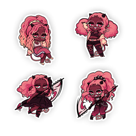 LOVMURA Chibi Sticker Pack