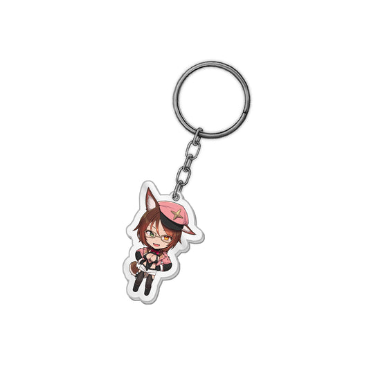 Lady Qathrin "Spywear Chibi" Keychain B