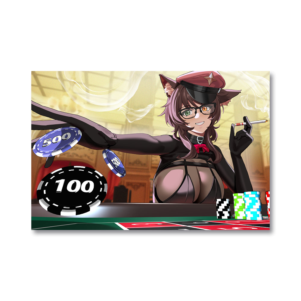 Lady Qathrin "All In, Jacketless" Poster