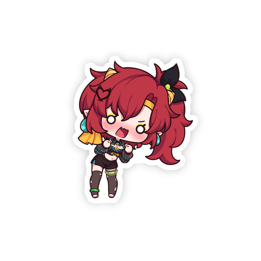 LumChanDesu Shocked Sticker