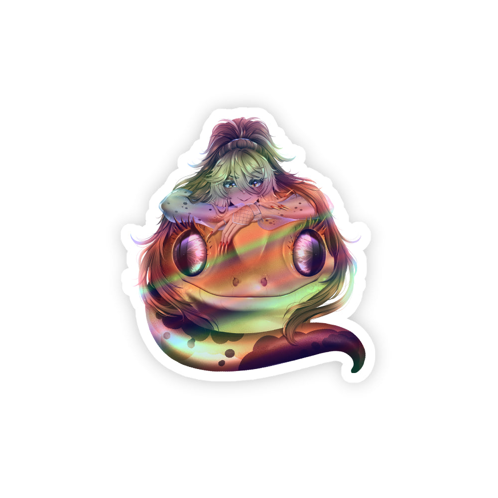 LychiiGekko Holographic Sticker