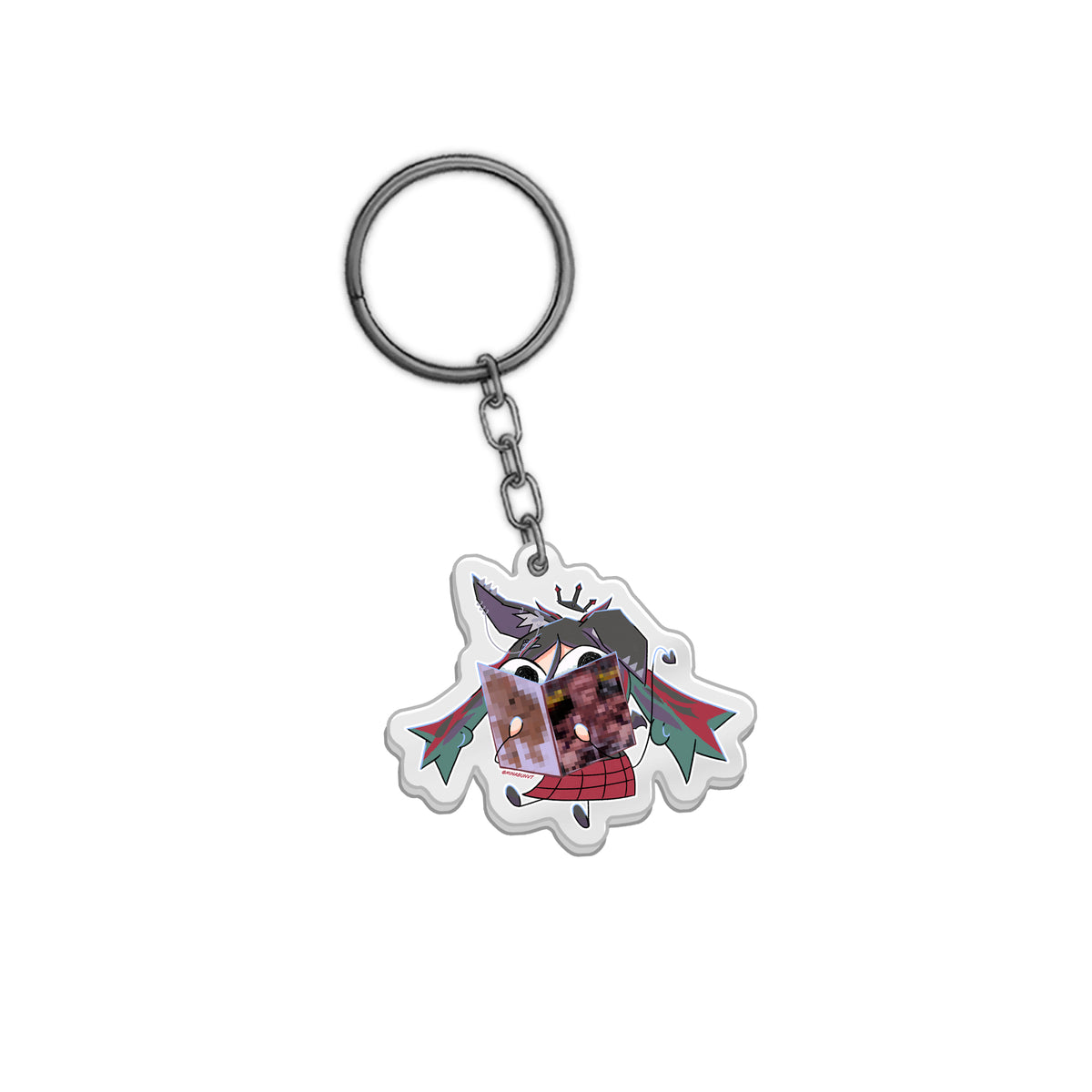 MinaBunVT Censored Keychain