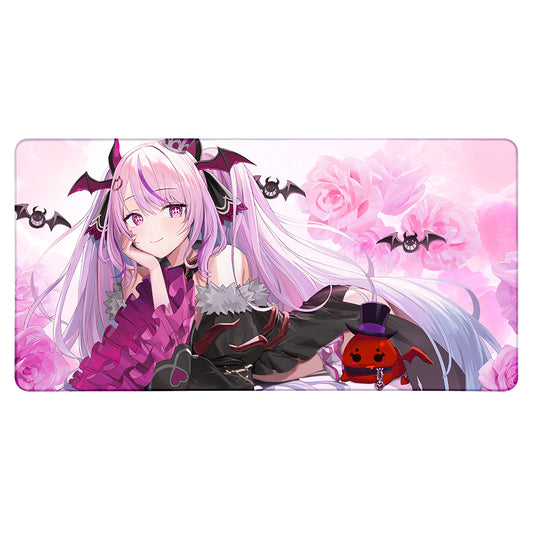 Minorikyun Bats and Roses XXL Mousepad