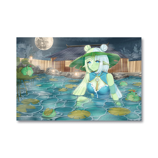 MonisteraVT Bathhouse Poster