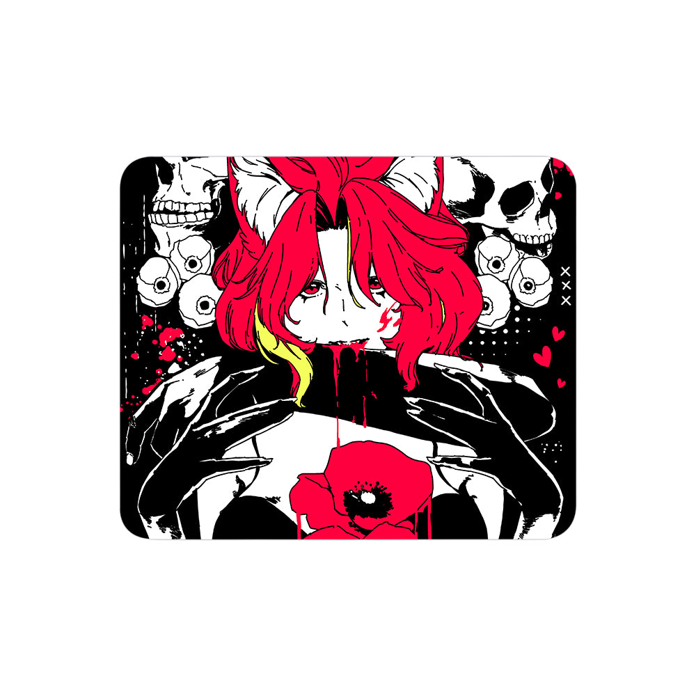 Poppy Soleil "Bloody Poppies" Mousepad