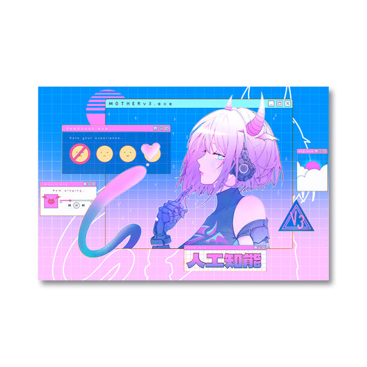 MOTHERv3 Virtual World Poster