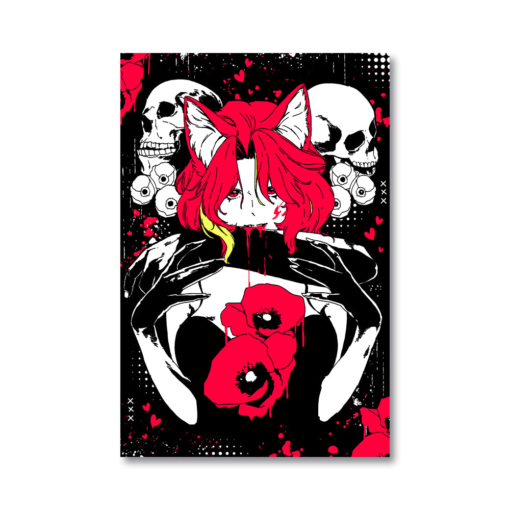 Poppy Soleil "Bloody Poppies" Poster