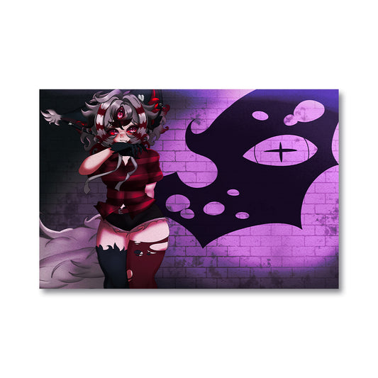 RubyCxfe Bat with a Shotgun Poster