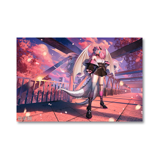 KariShimai Sunset Dragon Poster