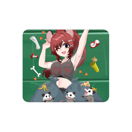 shylostconfused "Man's Trash, Possum's Treasure" Mousepad