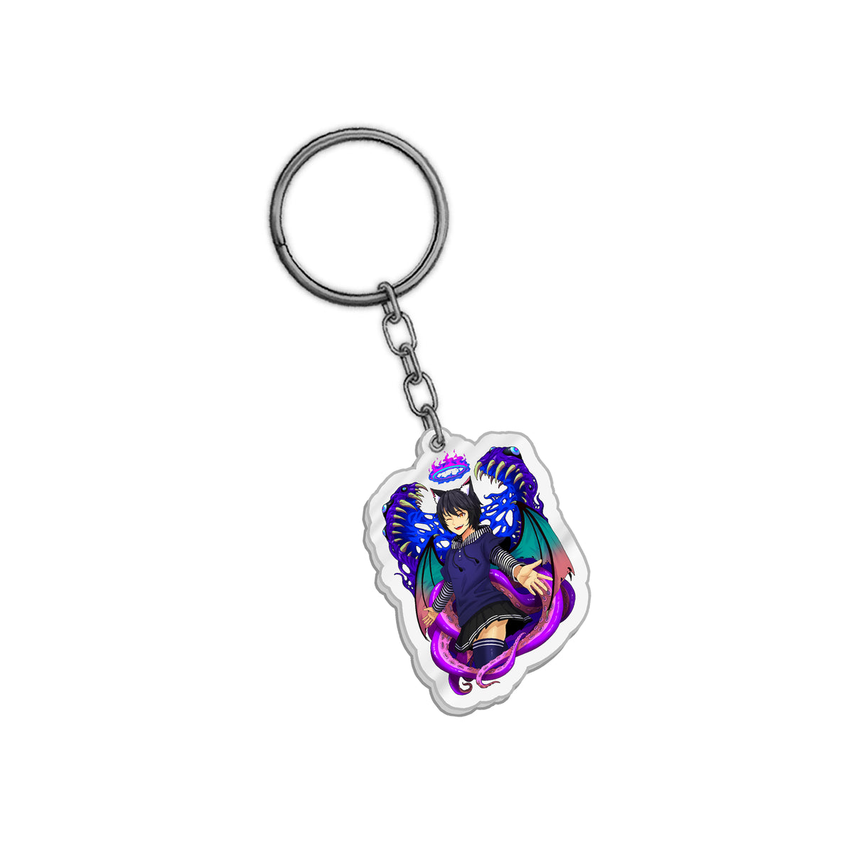 SpooksyTV "Tentacle God" Acrylic Keychain