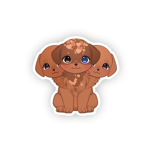 CreonCrayon Cerberus Sticker