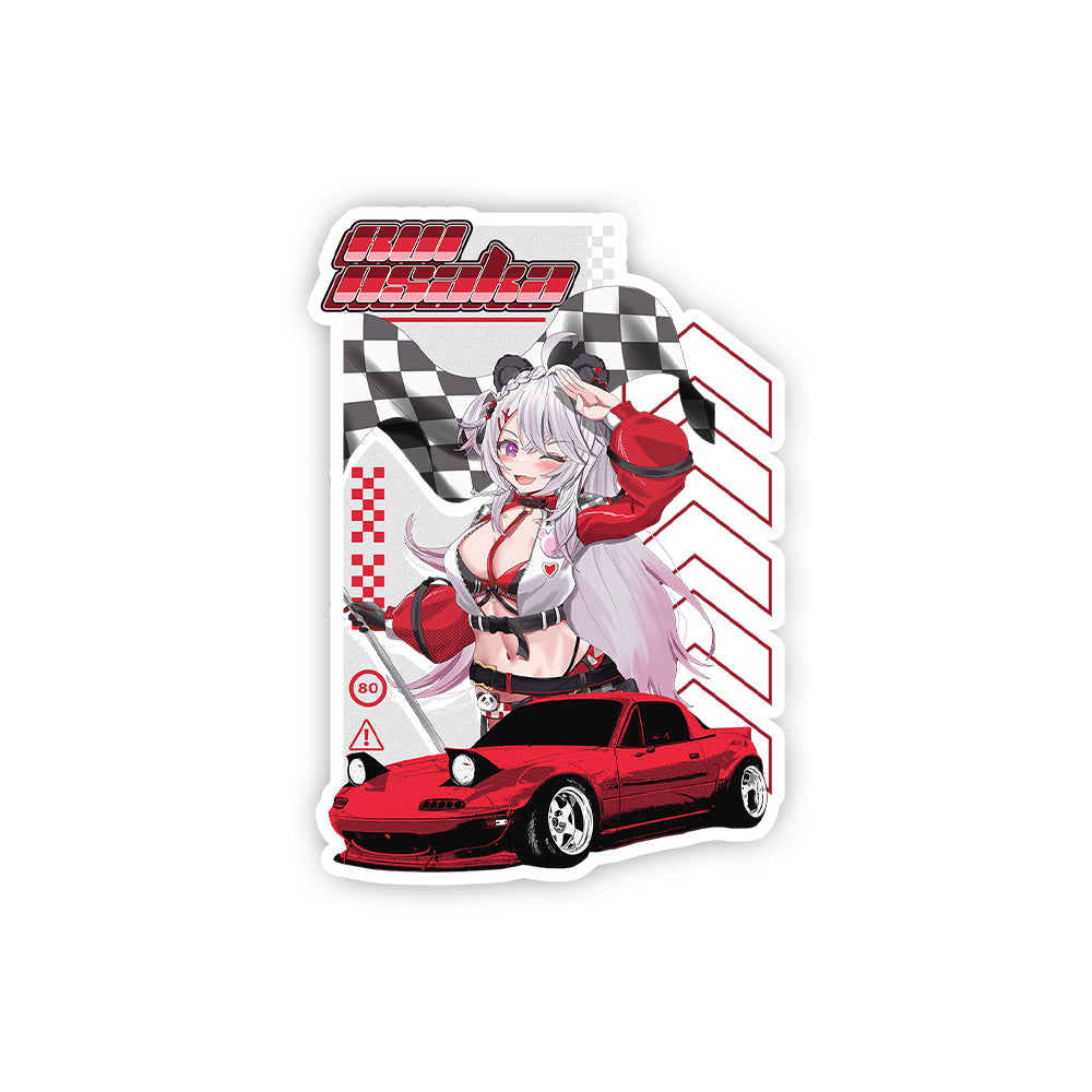 Ruiasaka Start Your Engines Sticker