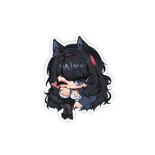 Kazamorix Blowing Kisses Sticker