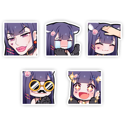 Numi Emote Sticker Pack