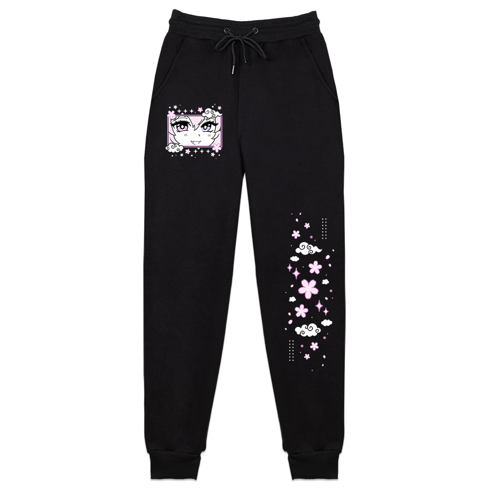 MrsHelium Black Sweatpants