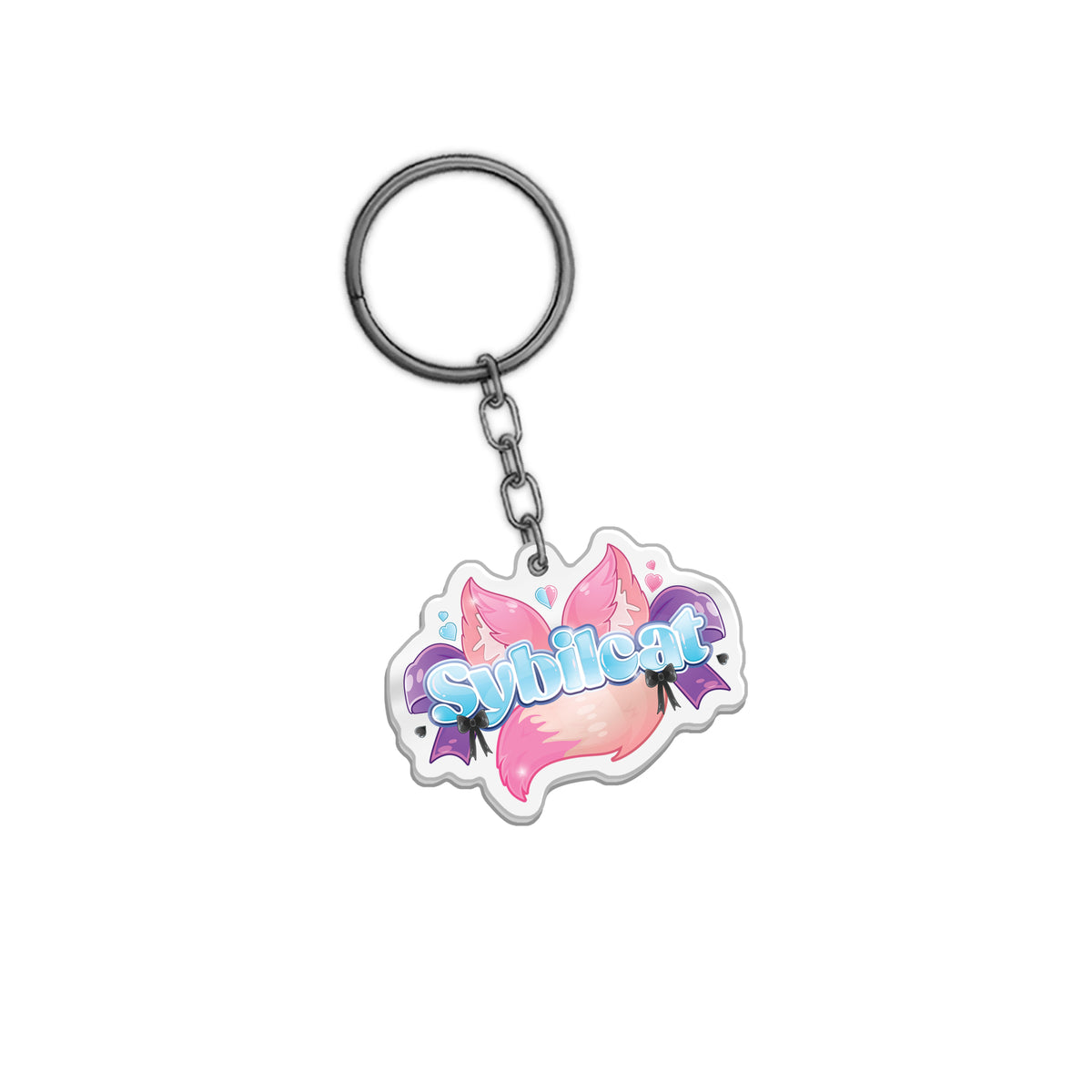 sybilcat "Logo" Keychain