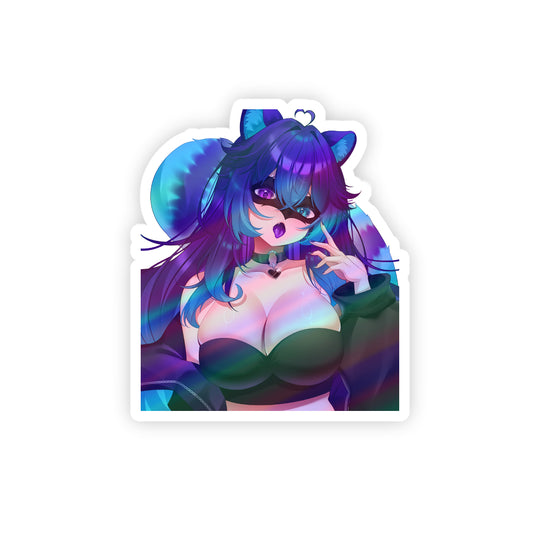 TrashedHeart Holographic Sticker