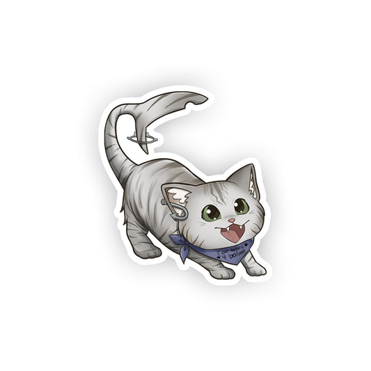 Undyne_Arashi Dr Biscuits Sticker
