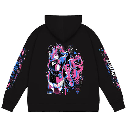 EuphoriaPlays "CyberCow" Zip Up Hoodie