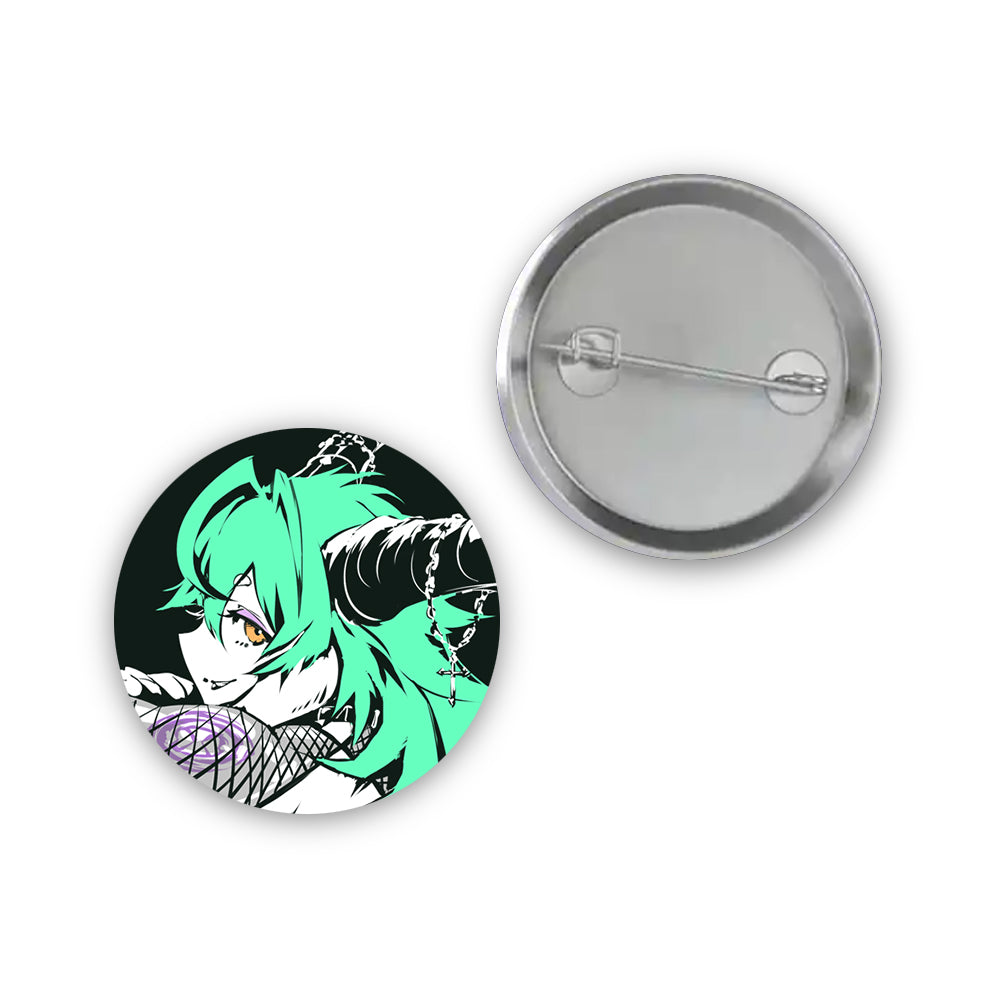 AzuraDulait Thoughtless Button Pin