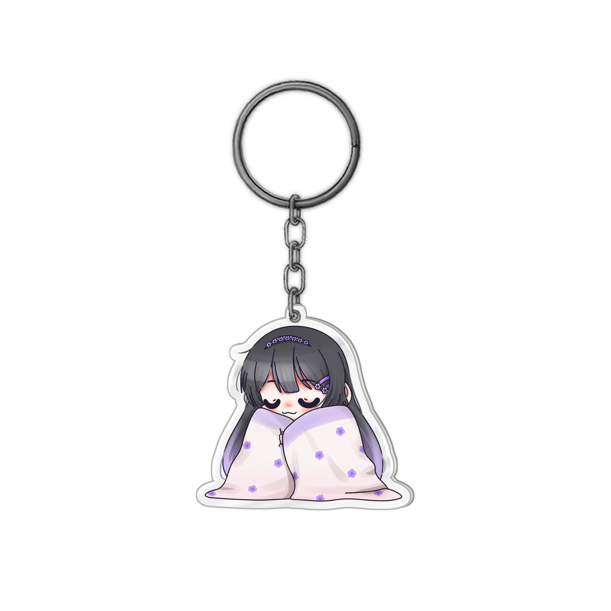ZephyrUwU Snuggles Keychain