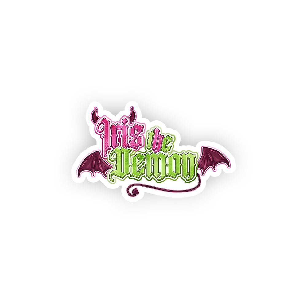 iris_demon_ "Demonic Logo" Sticker
