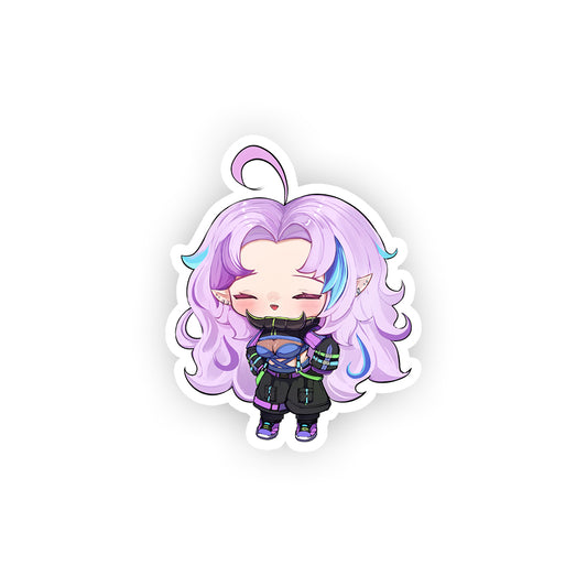 koopsiekoo Chibi Laugh Sticker
